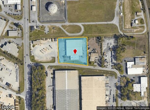 909 Commerce Cir, Hanahan, SC Parcel Map