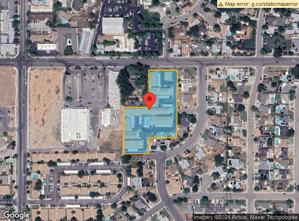  909 W Bush St, Lemoore, CA Parcel Map