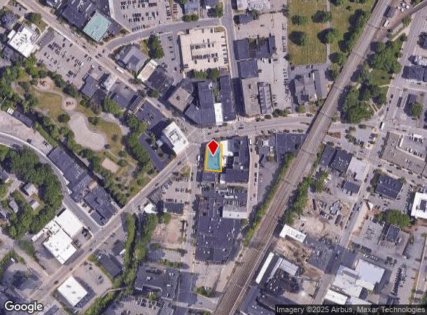 1 Park St, Attleboro, MA Parcel Map