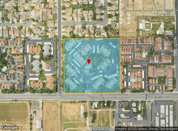  551 E Riverside Dr, Ontario, CA Parcel Map