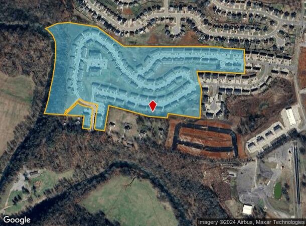  1830 Beckett Dr, Clarksville, TN Parcel Map