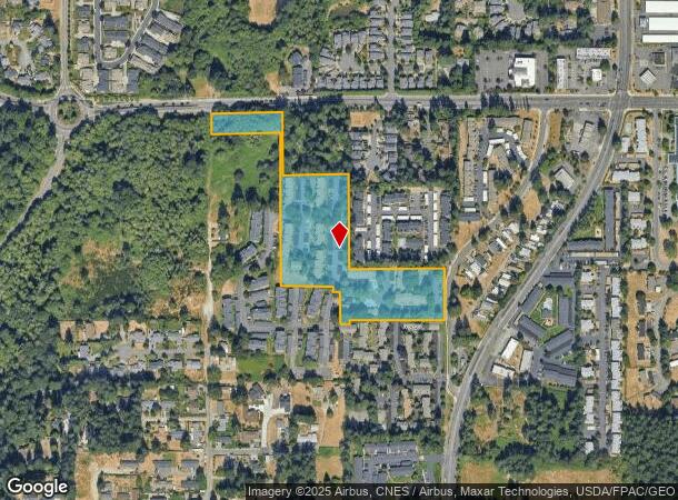  5416 58Th Street Ct W, University Place, WA Parcel Map