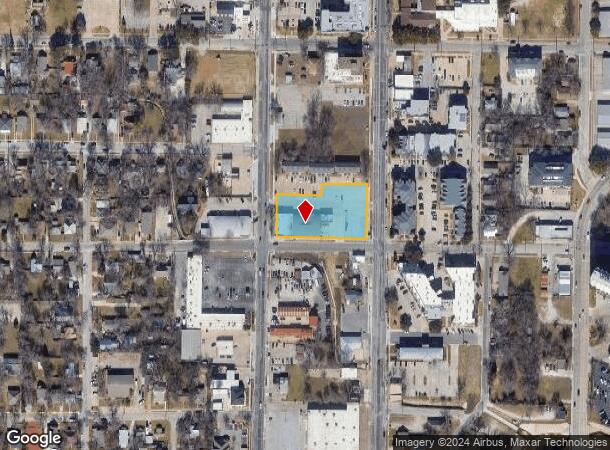  419 S Elm St, Denton, TX Parcel Map