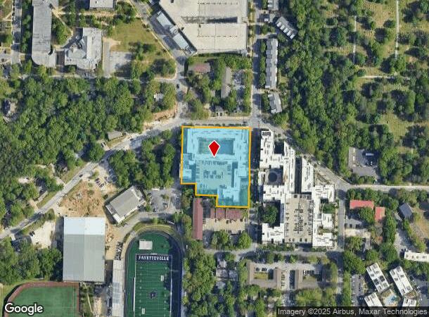 11 S Duncan Ave, Fayetteville, AR Parcel Map