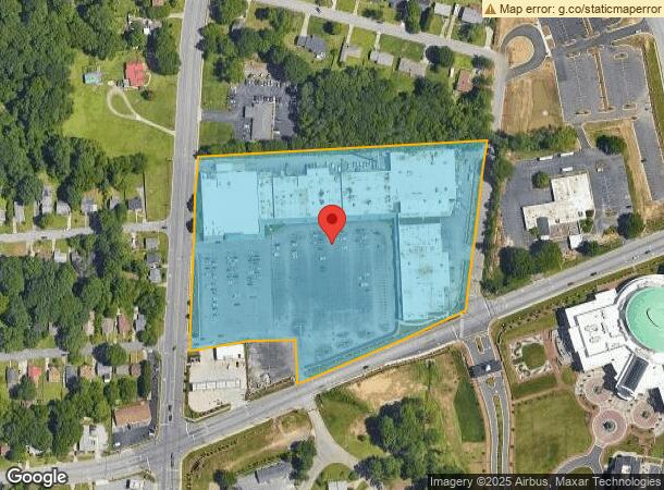  1107 E Lexington Ave, High Point, NC Parcel Map