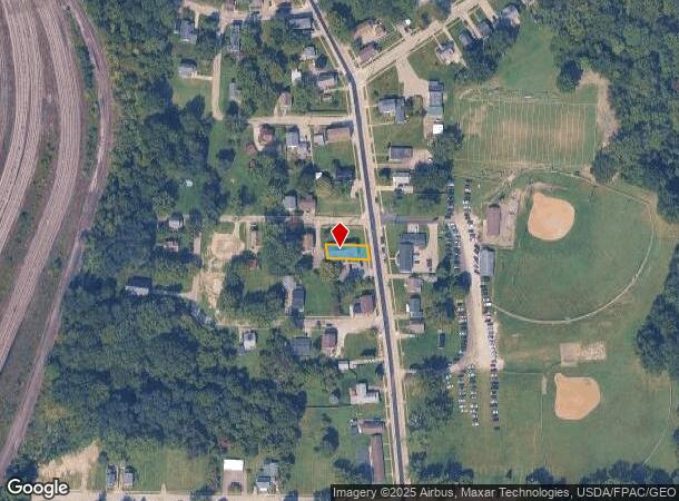 1211 Columbus Ave, Ashtabula, OH Parcel Map