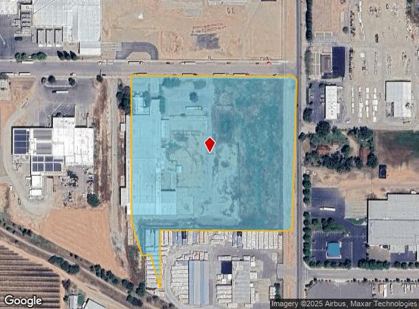  1485 E Curtis Ave, Reedley, CA Parcel Map