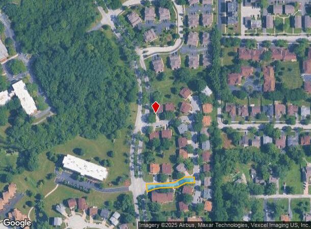 18501 Meadow Ln, Hazel Crest, IL Parcel Map