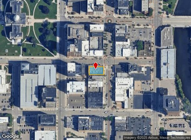 200 S Washington Sq, Lansing, MI Parcel Map