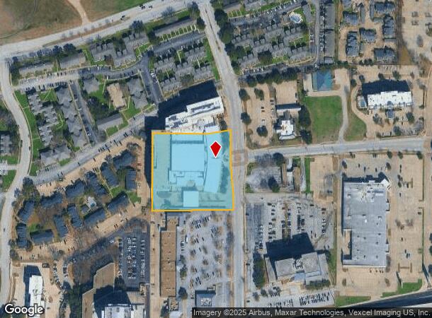  1601 Campus Dr, Hurst, TX Parcel Map