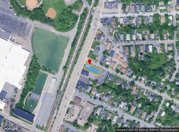  458 W Boylston St, Worcester, MA Parcel Map
