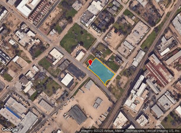 2204 S Ervay St, Dallas, TX Parcel Map