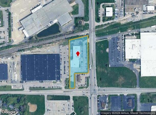  3020 N Post Rd, Indianapolis, IN Parcel Map