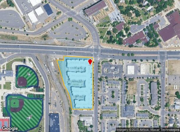  1493 Osage St, Denver, CO Parcel Map