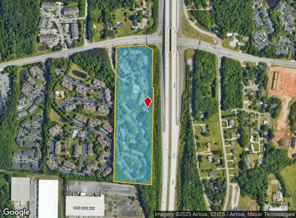 1 Woodstream Ln, Greensboro, NC Parcel Map