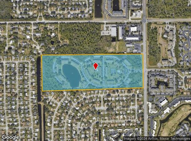  2880 N Wickham Rd, Melbourne, FL Parcel Map