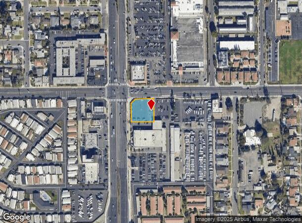 15502 Beach Blvd, Westminster, CA Parcel Map