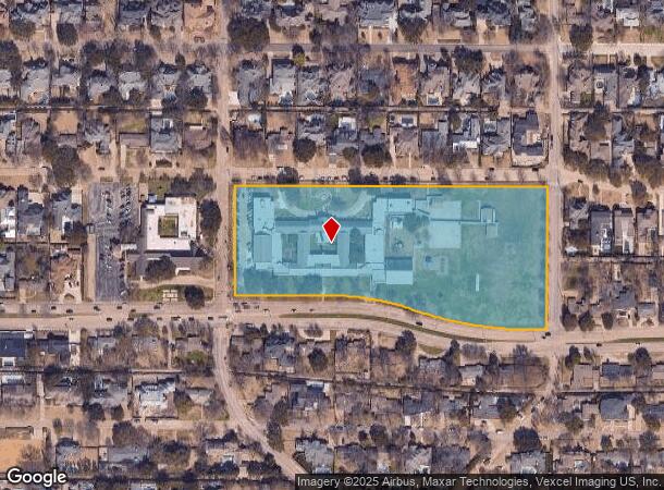  6423 Walnut Hill Ln, Dallas, TX Parcel Map