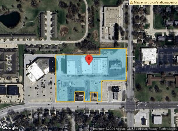  1291 E Grove Ave, Rantoul, IL Parcel Map