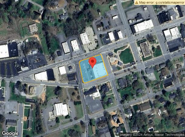  151 W Main Ave, Taylorsville, NC Parcel Map