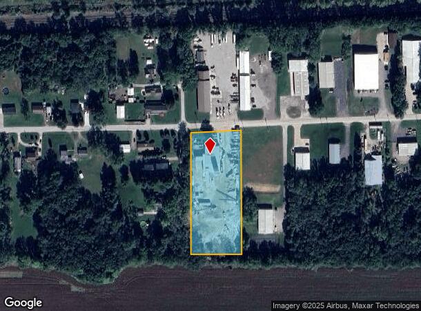  1617 3Rd St, Osceola, IN Parcel Map