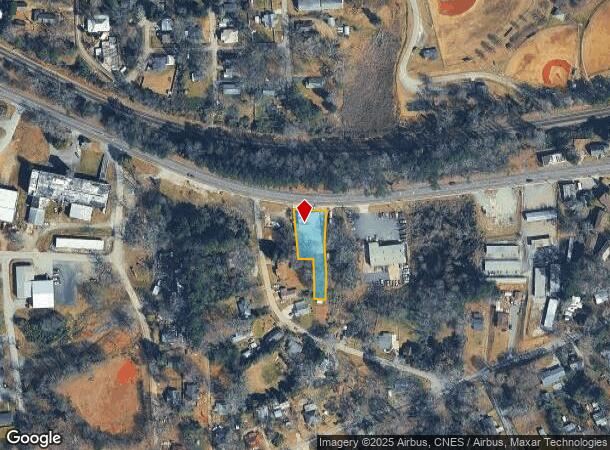  590 E Currahee St, Toccoa, GA Parcel Map
