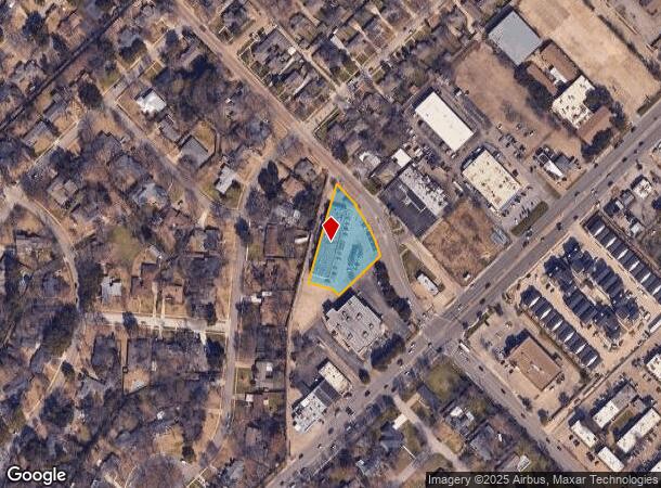  1141 Peavy Rd, Dallas, TX Parcel Map