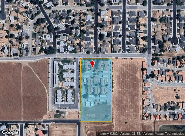  600 Cherry Ln, Tehachapi, CA Parcel Map