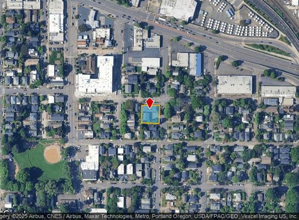 3309 Se 13Th Ave, Portland, OR Parcel Map