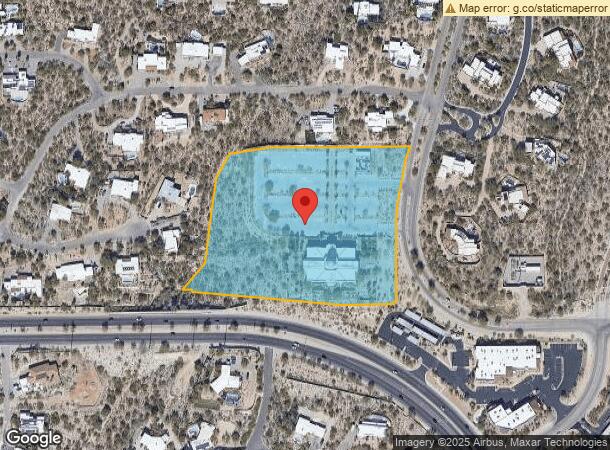  7281 N Skyline Dr, Tucson, AZ Parcel Map