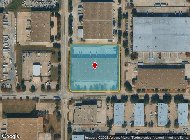 1205 Post N Paddock St, Grand Prairie, TX Parcel Map