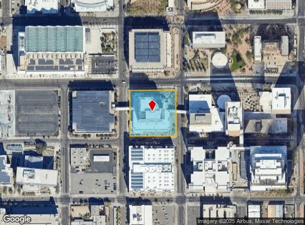 301 W Jefferson St, Phoenix, AZ Parcel Map
