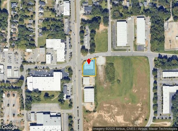  1701 S Saunders St, Raleigh, NC Parcel Map