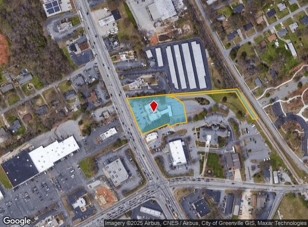 110 N Main St, Mauldin, SC Parcel Map
