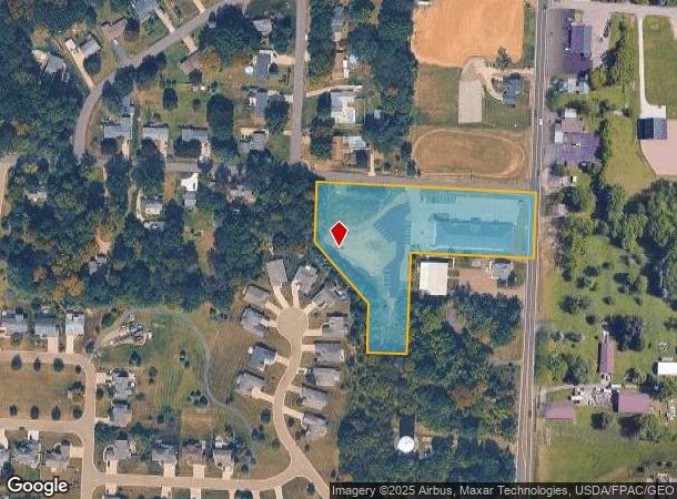 7034 Braucher St Nw, North Canton, OH Parcel Map