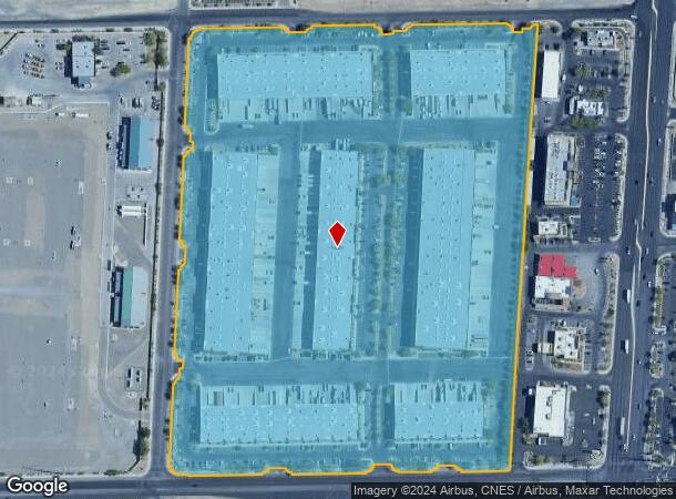  7060 W Warm Springs Rd, Las Vegas, NV Parcel Map