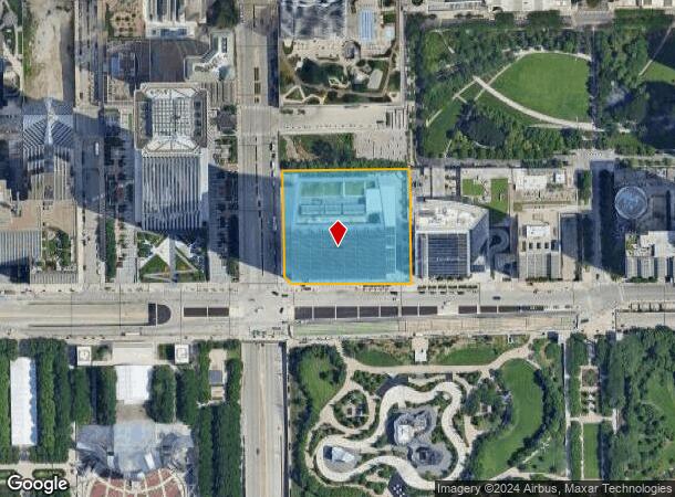  300 E Randolph St, Chicago, IL Parcel Map