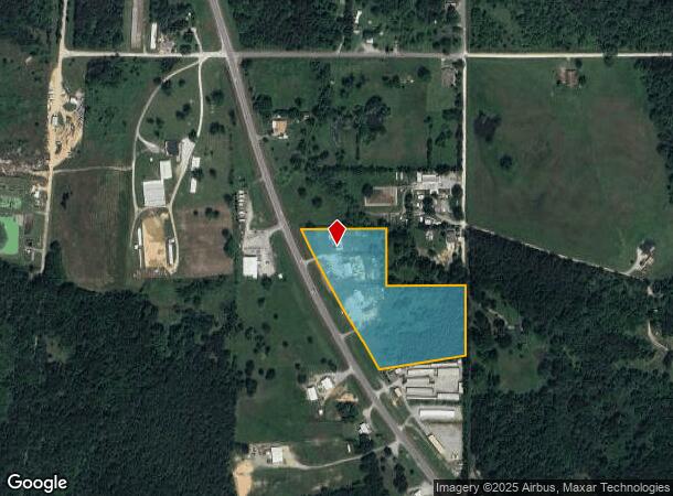 121233 Highway 9, Eufaula, OK Parcel Map