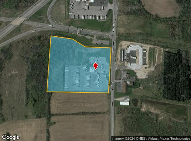  8484 Alleghany Rd, Corfu, NY Parcel Map