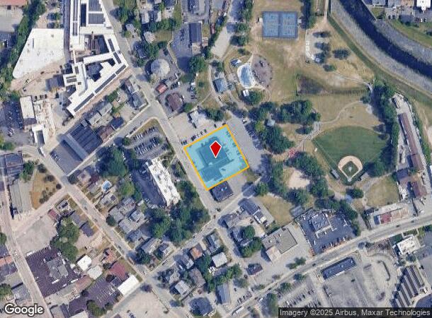  217 Pond St, Woonsocket, RI Parcel Map