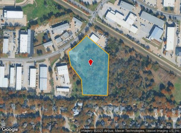 Shady Oaks Dr, Denton, TX Parcel Map