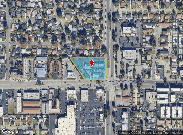555 S Grand Ave, Glendora, CA Parcel Map