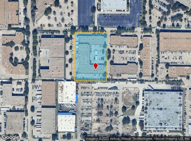 3410 Midcourt Rd, Carrollton, TX Parcel Map