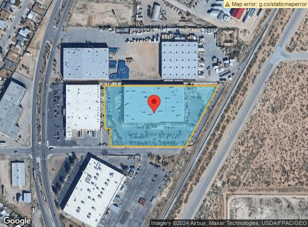  6055 Threadgill Ave, El Paso, TX Parcel Map