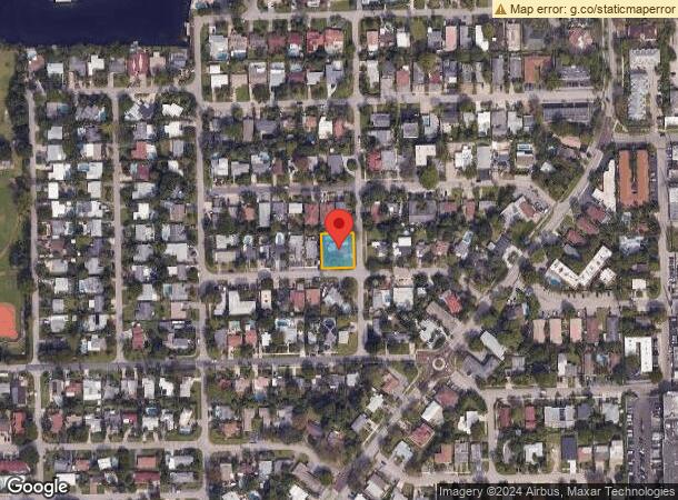  1645 Ne 9Th Ave, Fort Lauderdale, FL Parcel Map