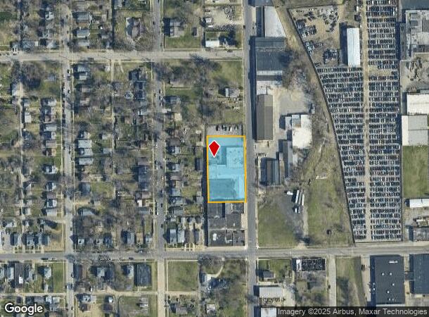  1731 Franklin St, South Bend, IN Parcel Map