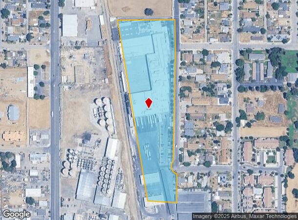 1489 K St, Sanger, CA Parcel Map