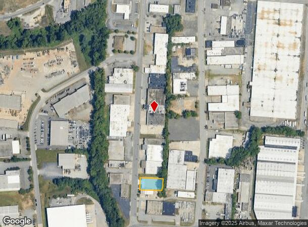  810 Huffman St, Greensboro, NC Parcel Map