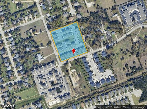 705 Horseshoe Dr, Leander, TX Parcel Map