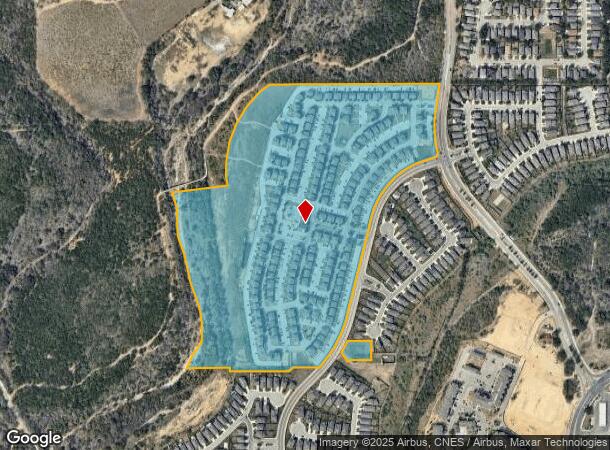  12839 Berthould Ln, San Antonio, TX Parcel Map